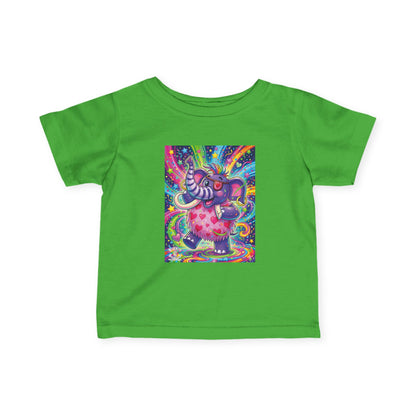 Piklez™ Infant Fine Jersey Tee – "Born to Celebrate!" Graphic Shirt | Smile Universe Collection