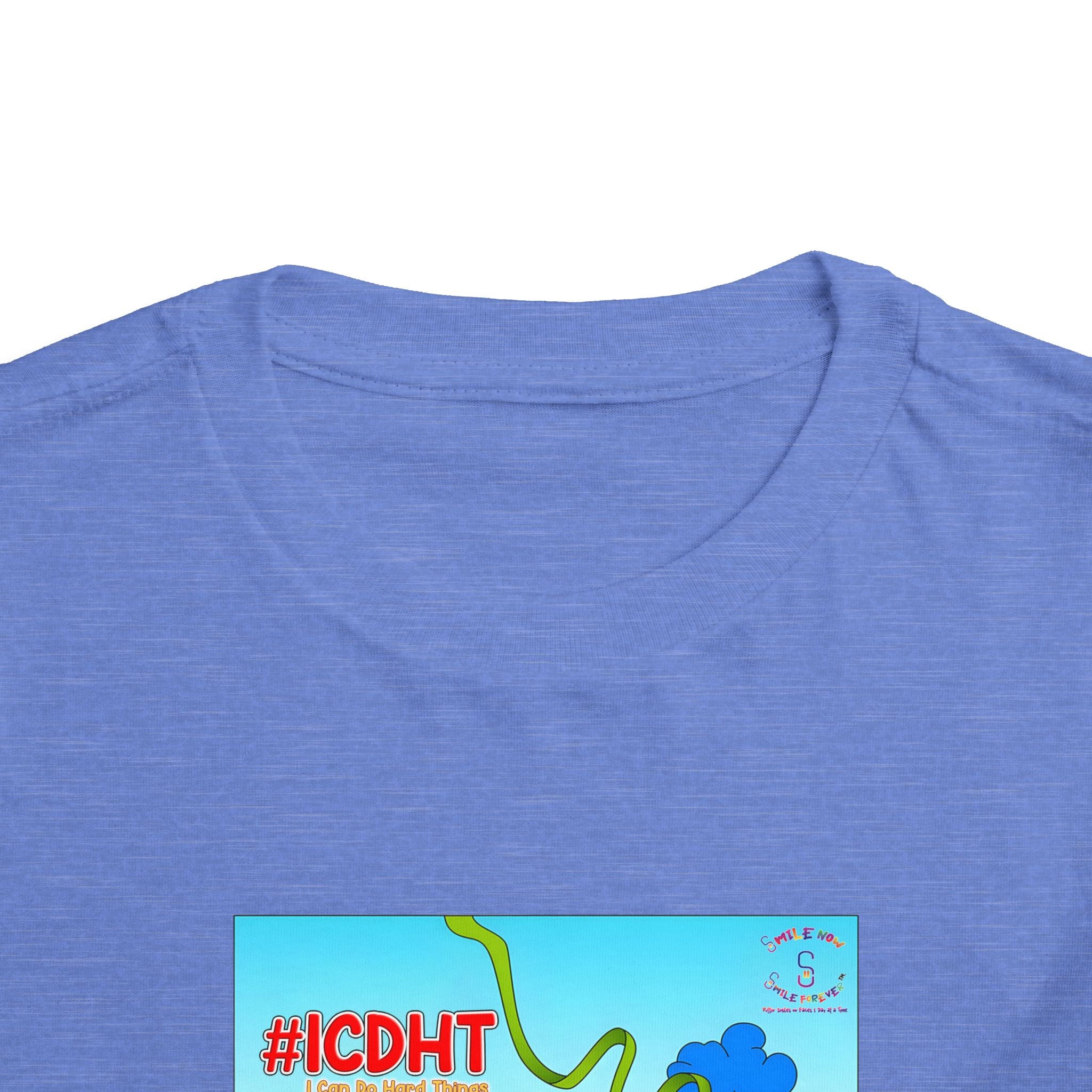 TuBz™ "I Can Do Hard Things" Toddler T-Shirt | Toddler Short Sleeve Tee  - Positive Kids Graphic Tee