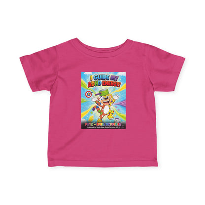 Potz™ Infant Fine Jersey Tee – "I Guide My ADHD Energy!" Graphic Tee | Smile Universe Collection