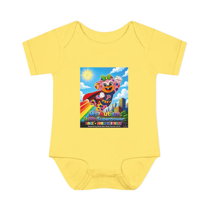 Panz™ Infant Baby Rib Bodysuit – "My Autism is My Superpower" Graphic | Smile Universe Collection