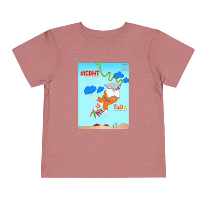 TuBz™ "I Can Do Hard Things" Toddler T-Shirt | Toddler Short Sleeve Tee  - Positive Kids Graphic Tee