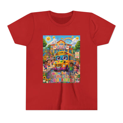 Lani™ Youth Short Sleeve Tee – "Where Being Different is CELEBRATED!" Graphic Shirt