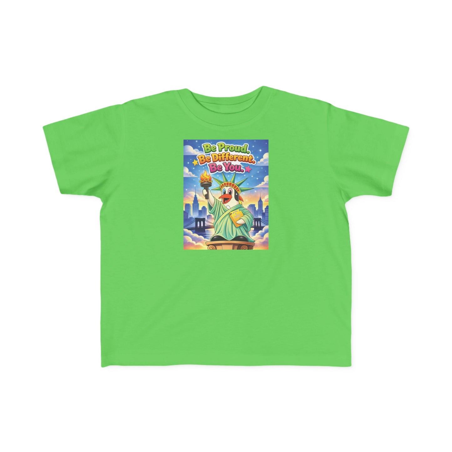TuBz™ "Be Proud. Be Different. Be You." Kids T-Shirt - Inspirational Graphic Tee
