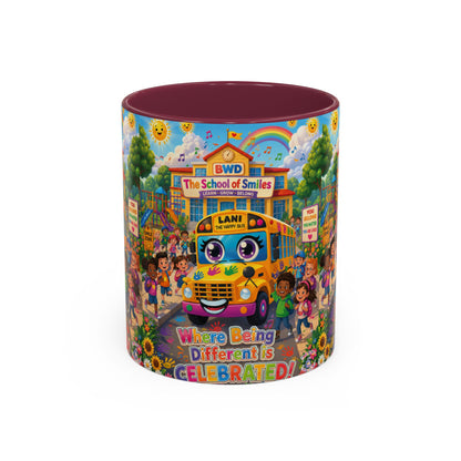 Lani™ Colorful Mug (11oz & 15oz) – "Where Being Different is CELEBRATED!" Graphic