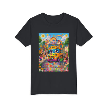Lani™ Youth Short Sleeve Tee – "Where Being Different is CELEBRATED!" Graphic Shirt