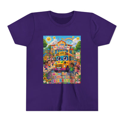 Lani™ Youth Short Sleeve Tee – "Where Being Different is CELEBRATED!" Graphic Shirt