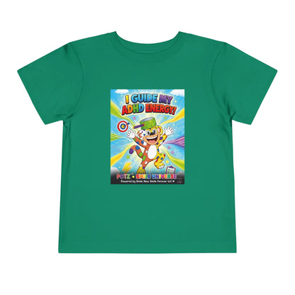 Potz™ Toddler Short Sleeve Tee – "I Guide My ADHD Energy!" Graphic Tee | Smile Universe Collection