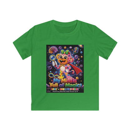 Panz™ Kids Softstyle Tee – "My Mind is Full of Magic" Graphic | Smile Universe Collection