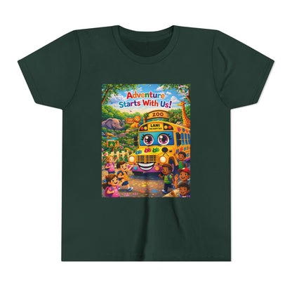 Lani™ Youth Short Sleeve Tee – "Adventure Starts With Us!" Graphic