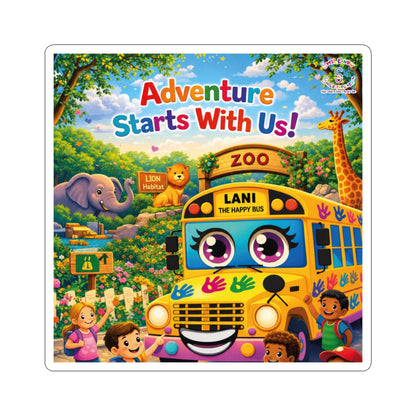 Lani™ Kiss-Cut Stickers – "Adventure Starts With Us!" Graphic