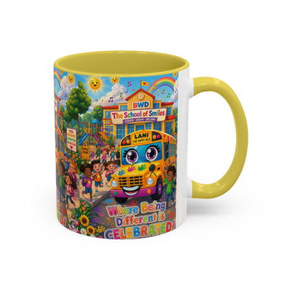 Lani™ Colorful Mug (11oz & 15oz) – "Where Being Different is CELEBRATED!" Graphic