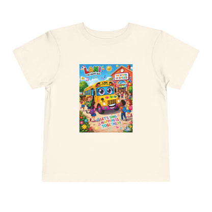 Lani™ Toddler Short Sleeve Tee – "Let's Sing Happiness Together!" Graphic