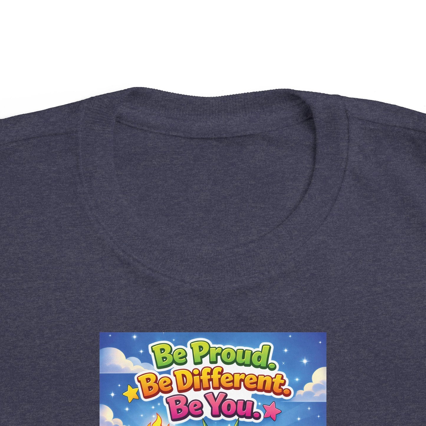 TuBz™ "Be Proud. Be Different. Be You." Kids T-Shirt - Inspirational Graphic Tee