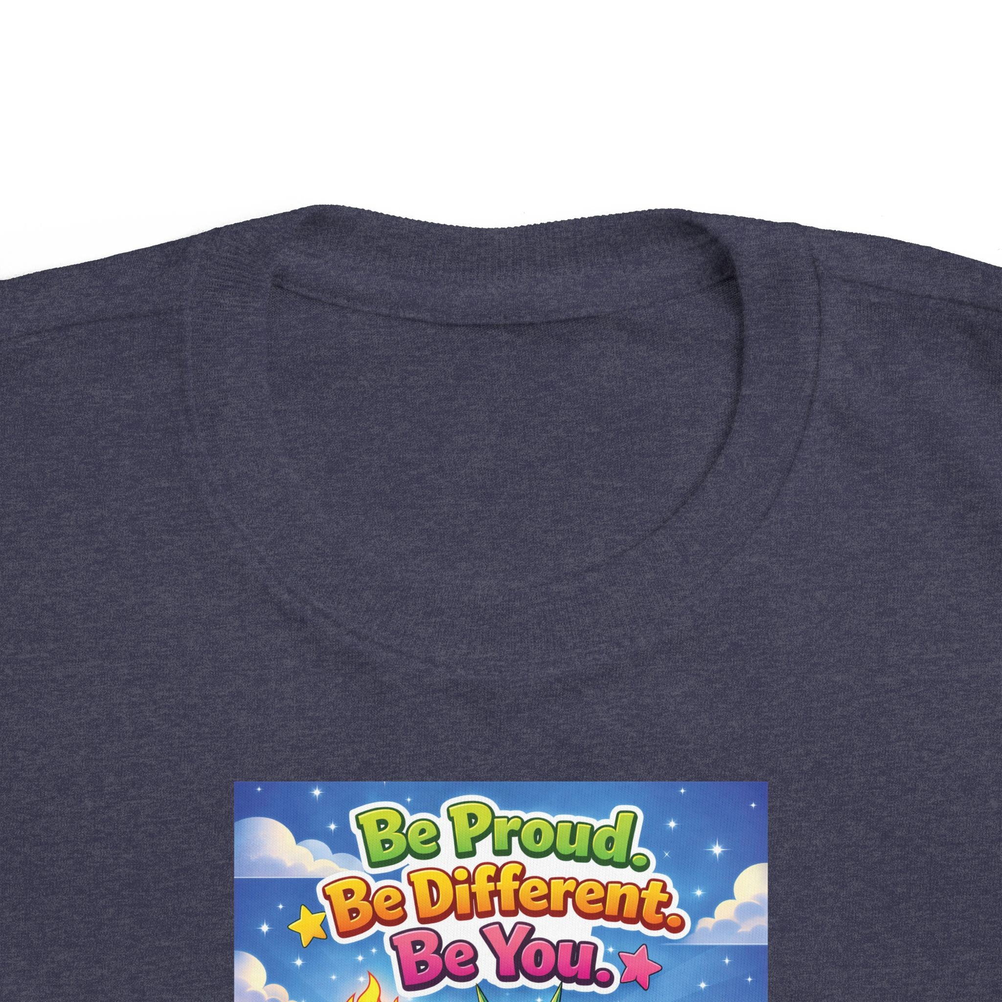 TuBz™ "Be Proud. Be Different. Be You." Kids T-Shirt - Inspirational Graphic Tee