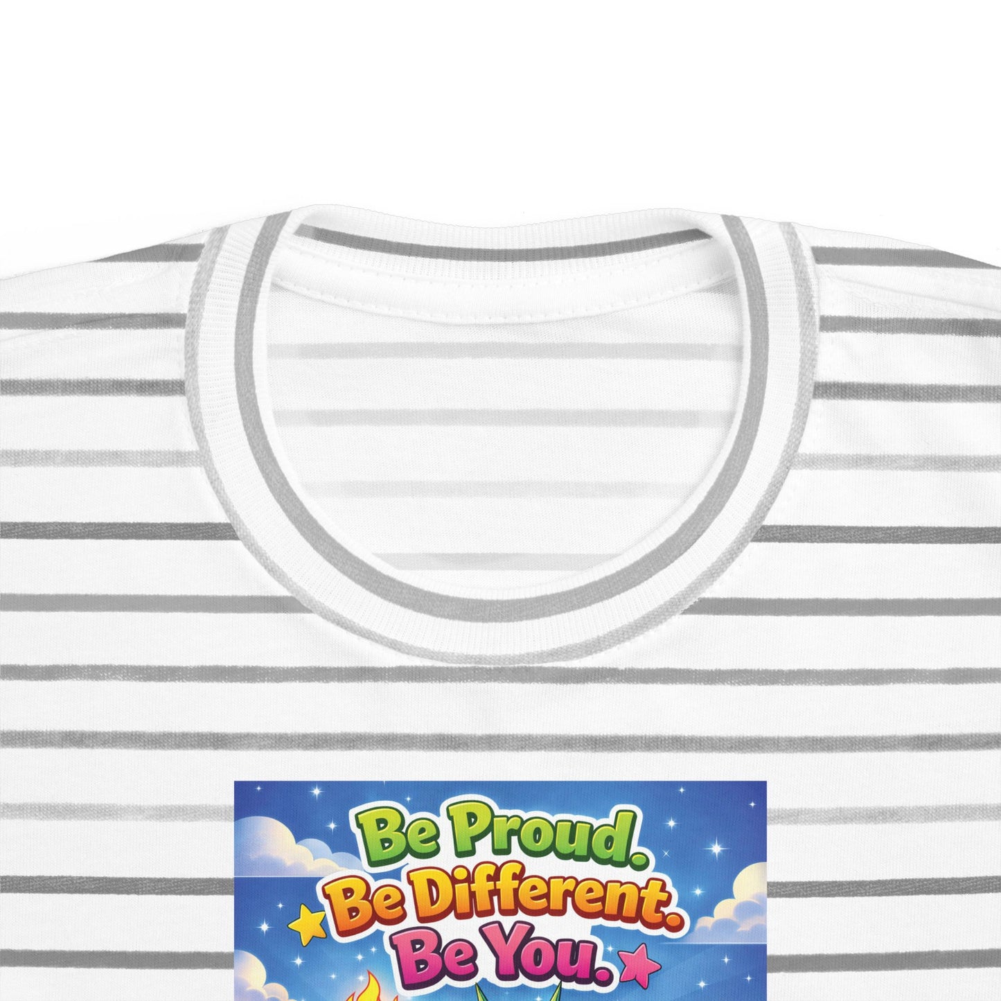 TuBz™ "Be Proud. Be Different. Be You." Kids T-Shirt - Inspirational Graphic Tee
