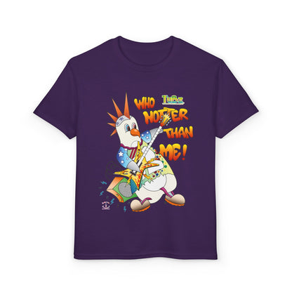 TuBz™ Rockstar Kids T-Shirt - "Who Hotter Than Me!" Graphic Tee | Smile Universe TuBz4Kidz Collection
