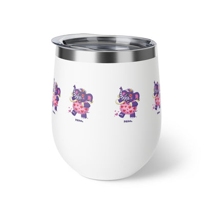 Piklez™ 12oz Copper Vacuum Insulated Cup – "Full of Love!" Graphic | Smile Universe Collection