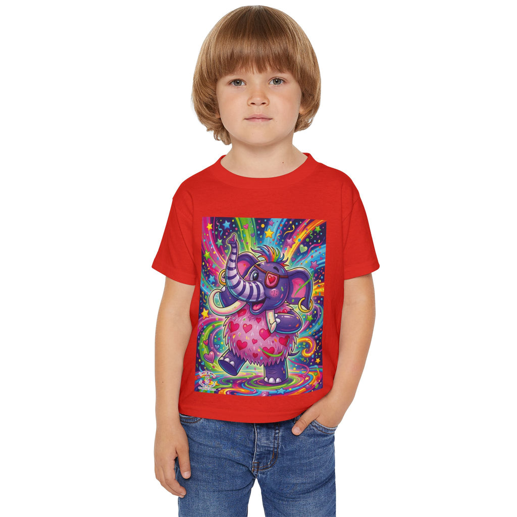 Piklez™ Heavy Cotton™ Toddler T-Shirt – "Born to Celebrate!" Graphic Shirt | Smile Universe Collection