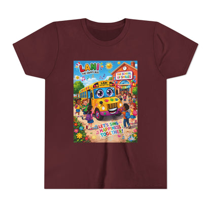 Lani™ Youth Short Sleeve Tee – "Let's Sing Happiness Together!" Graphic