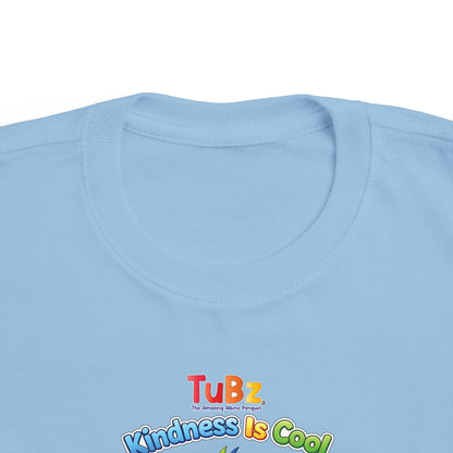 TuBz™ "Kindness Is Cool" Kids T-Shirt - Positive Message Graphic Tee | Smile Universe TuBz4Kidz