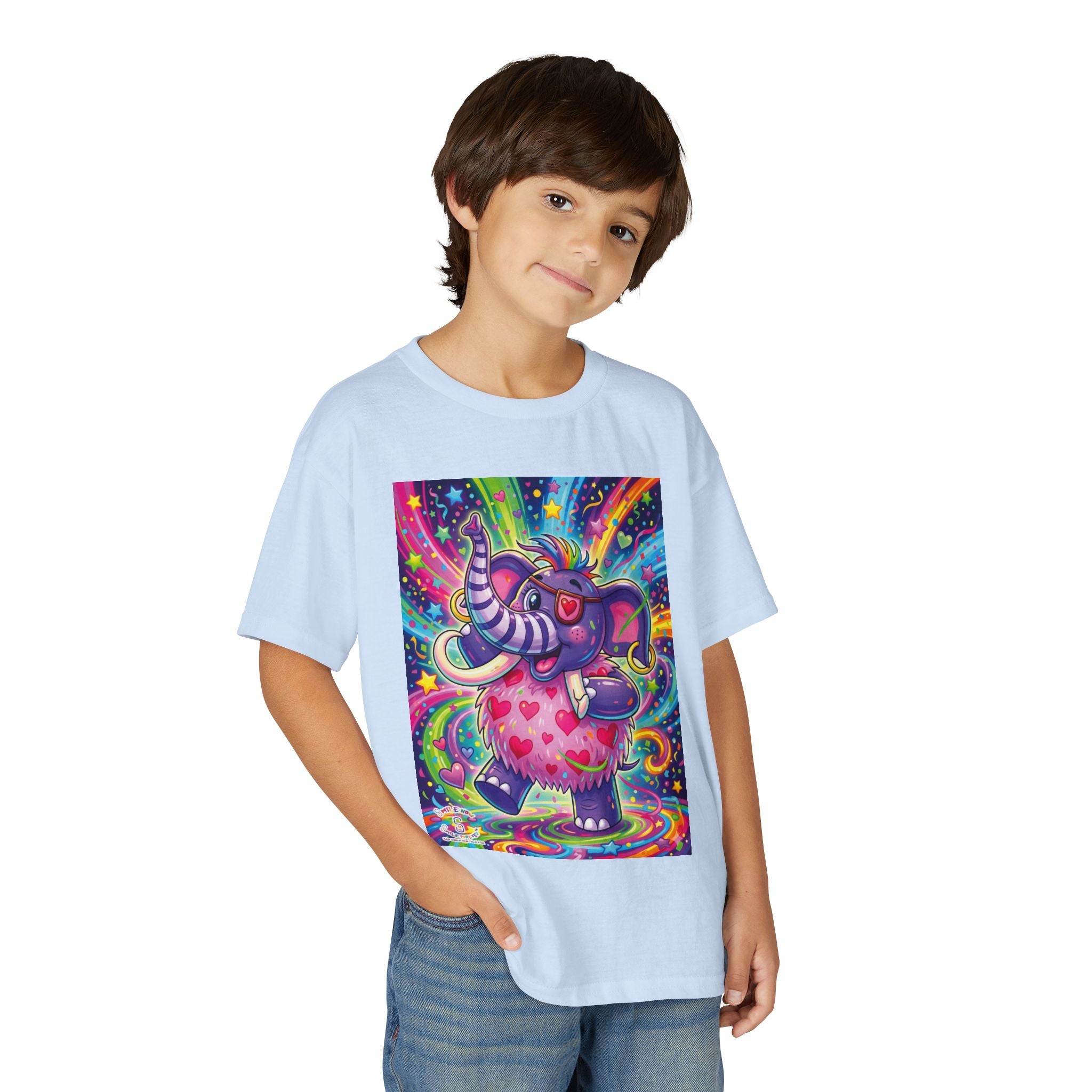 Piklez™ Youth DryBlend® T-Shirt – "Born to Celebrate!" Graphic Shirt | Smile Universe Collection