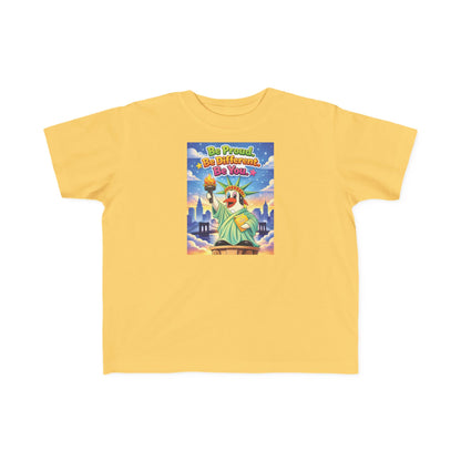TuBz™ "Be Proud. Be Different. Be You." Kids T-Shirt - Inspirational Graphic Tee