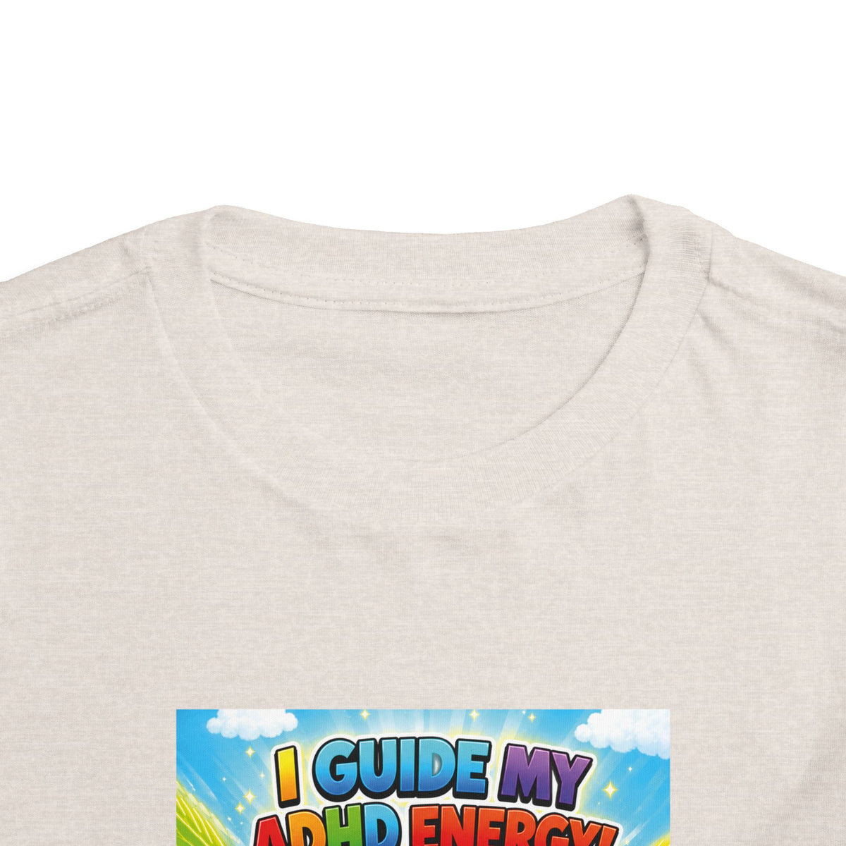 Potz™ Toddler Short Sleeve Tee – "I Guide My ADHD Energy!" Graphic Tee | Smile Universe Collection