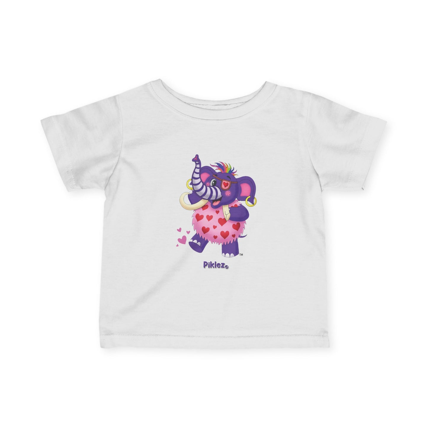 Piklez™ Infant Fine Jersey Tee – "Full of Love!" Graphic Shirt | Smile Universe Collection