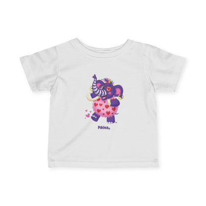 Piklez™ Infant Fine Jersey Tee – "Full of Love!" Graphic Shirt | Smile Universe Collection