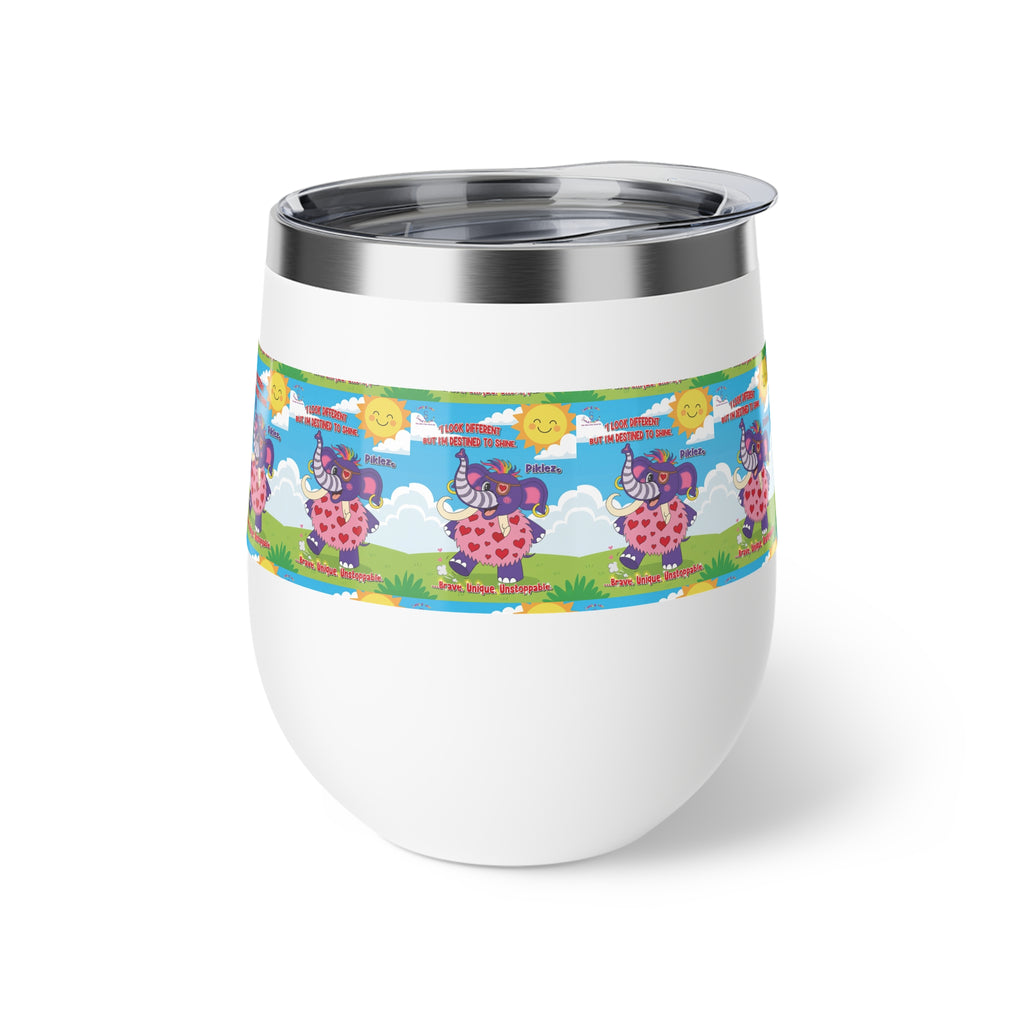 Piklez™ Copper Vacuum Insulated Cup – “Destined to Shine” Travel Mug | Smile Universe Collection