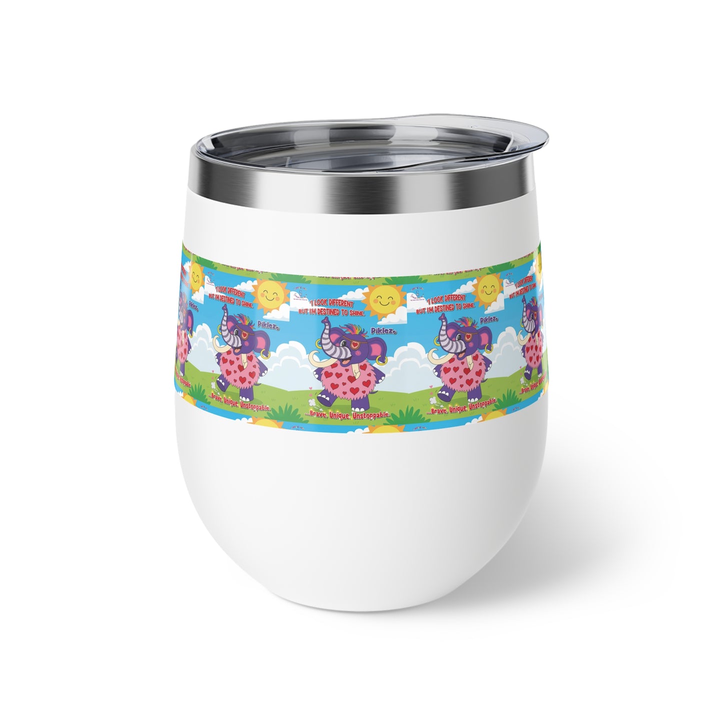 Piklez™ Copper Vacuum Insulated Cup – “Destined to Shine” Travel Mug | Smile Universe Collection