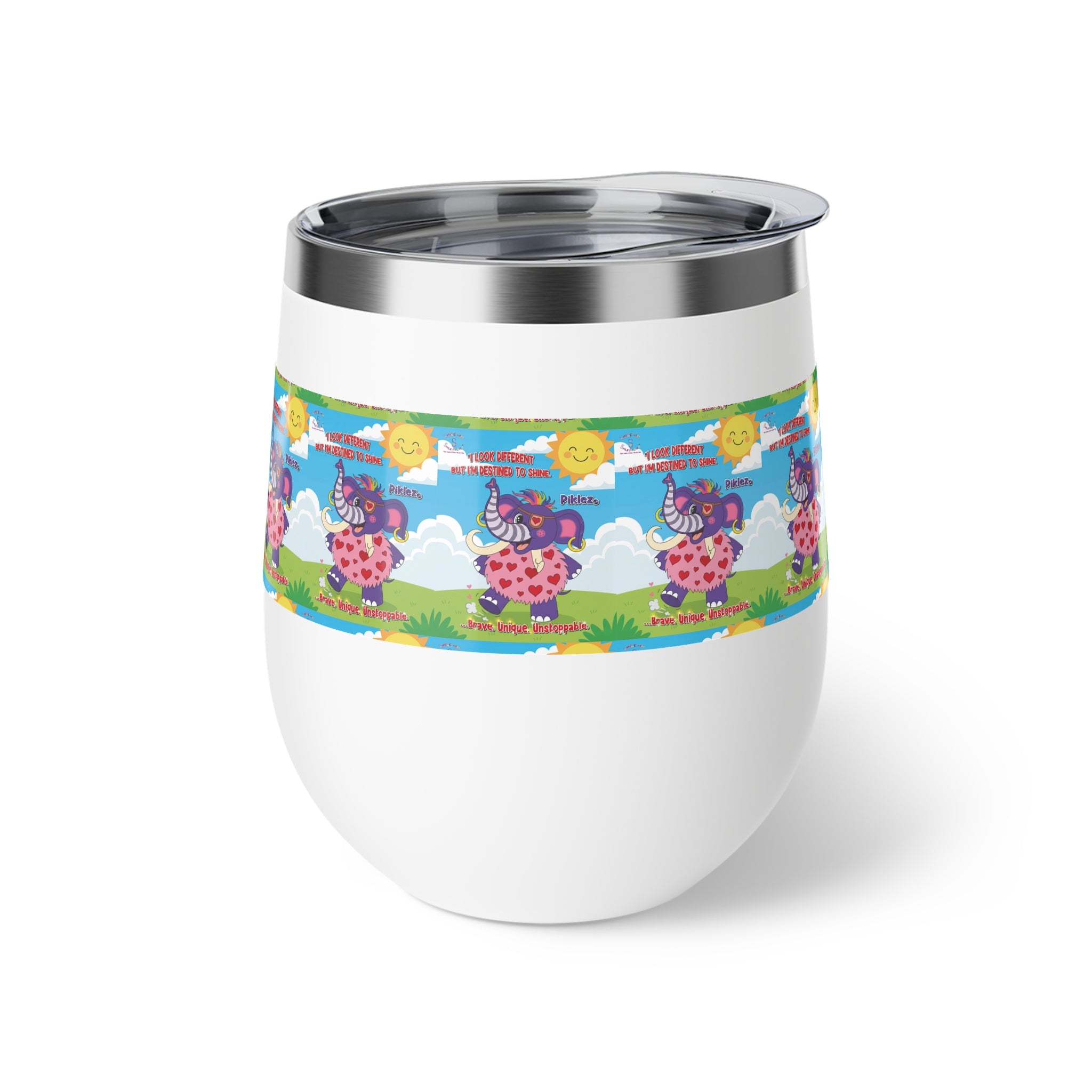 Piklez™ Copper Vacuum Insulated Cup – “Destined to Shine” Travel Mug | Smile Universe Collection