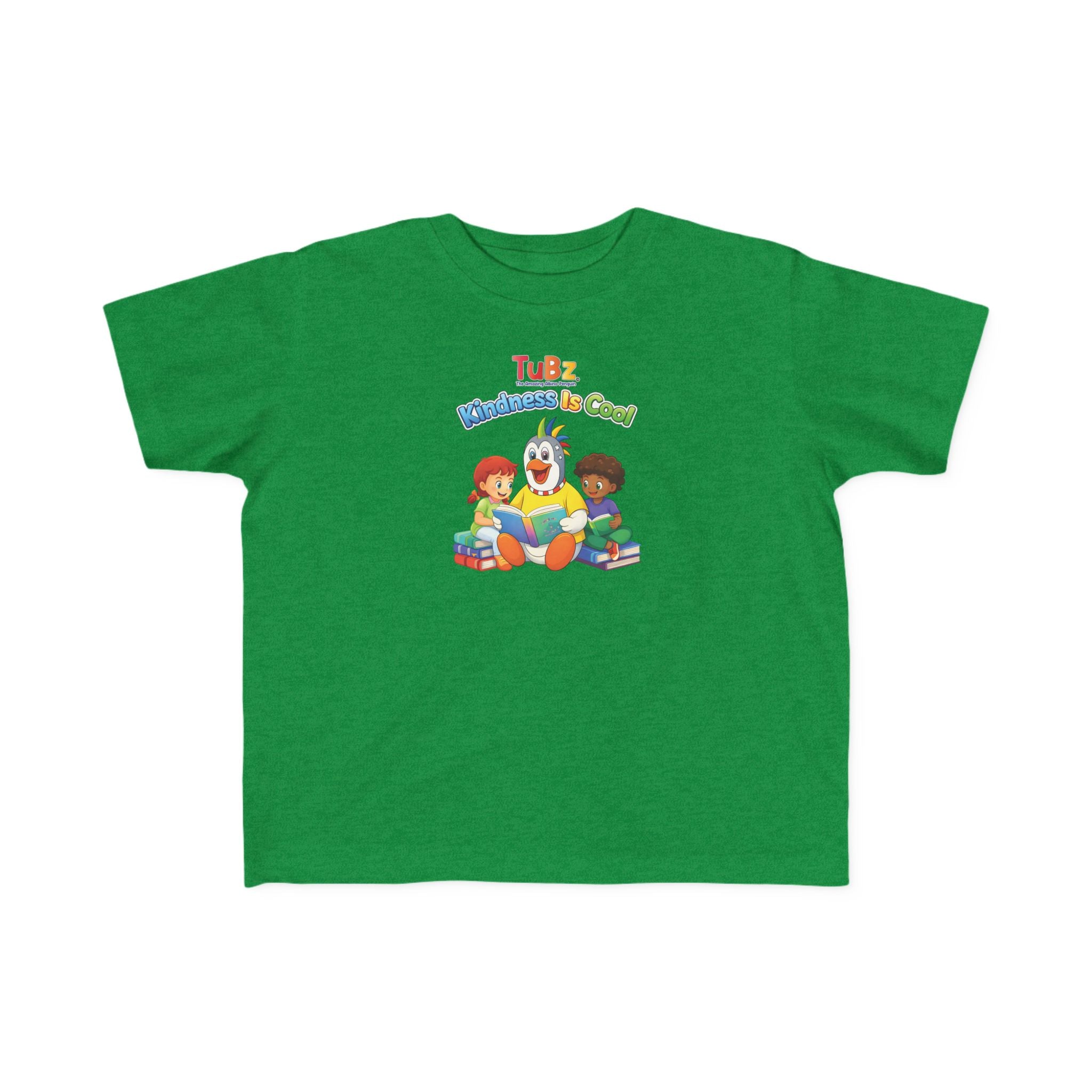 TuBz™ "Kindness Is Cool" Kids T-Shirt - Positive Message Graphic Tee | Smile Universe TuBz4Kidz