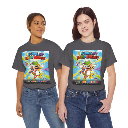 Potz™ Unisex Heavy Cotton™ Tee – "I Guide My ADHD Energy!" Graphic Tee | Smile Universe Collection