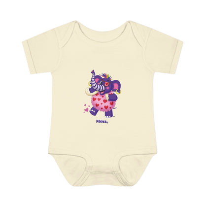 Piklez™ Infant Baby Rib Bodysuit – "Full of Love!" Graphic | Smile Universe Collection
