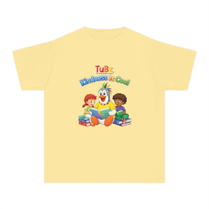 TuBz™ "Kindness Is Cool" Kids T-Shirt - Positive Message Graphic Tee | Smile Universe TuBz4Kidz