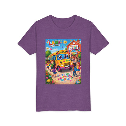 Lani™ Youth Short Sleeve Tee – "Let's Sing Happiness Together!" Graphic