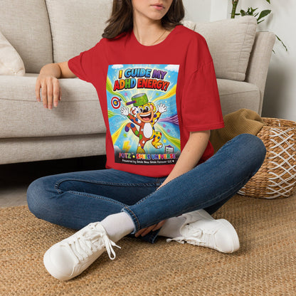 Potz™ Unisex Softstyle T-Shirt – "I Guide My ADHD Energy!" Graphic Tee | Smile Universe Collection
