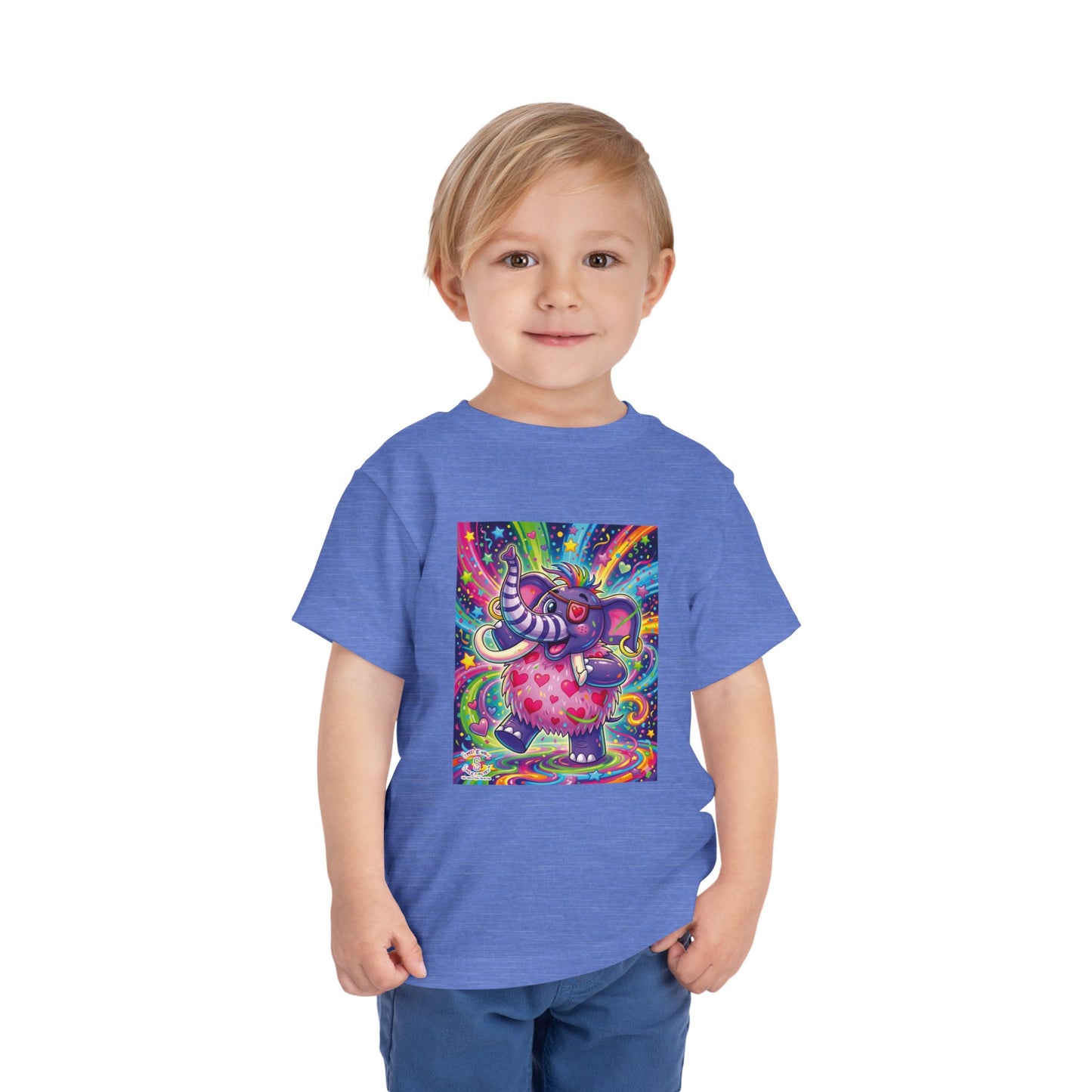 Piklez™ Toddler Short Sleeve Tee – "Born to Celebrate!" Graphic Shirt | Smile Universe Collection