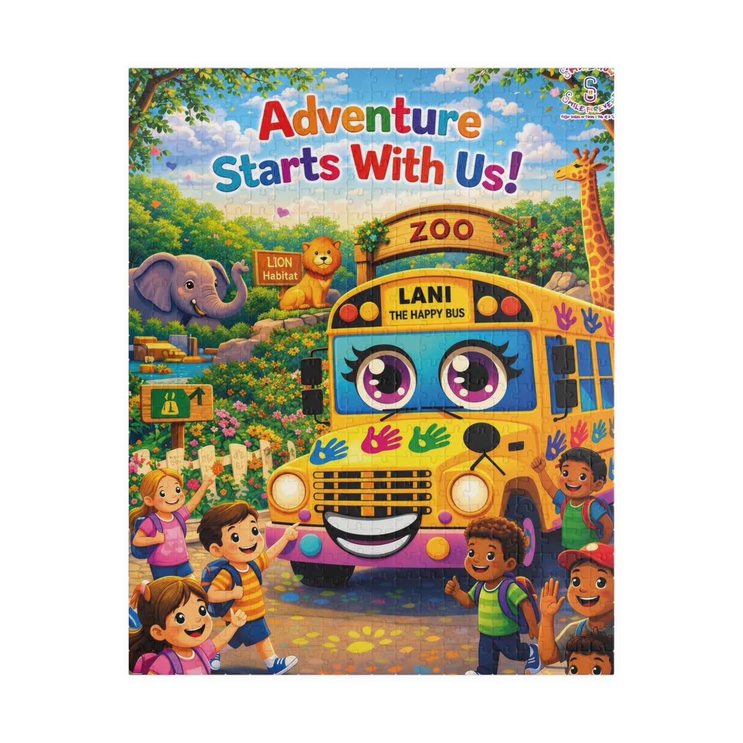 Lani™ Puzzle (110, 252, 520 & 1014-piece) – "Adventure Starts With Us!" Graphic