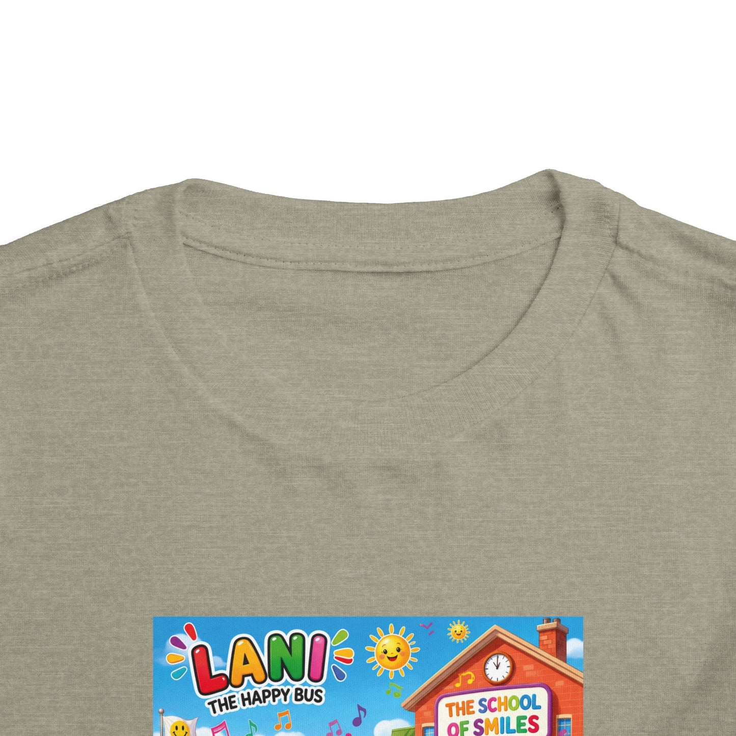 Lani™ Toddler Short Sleeve Tee – "Let's Sing Happiness Together!" Graphic