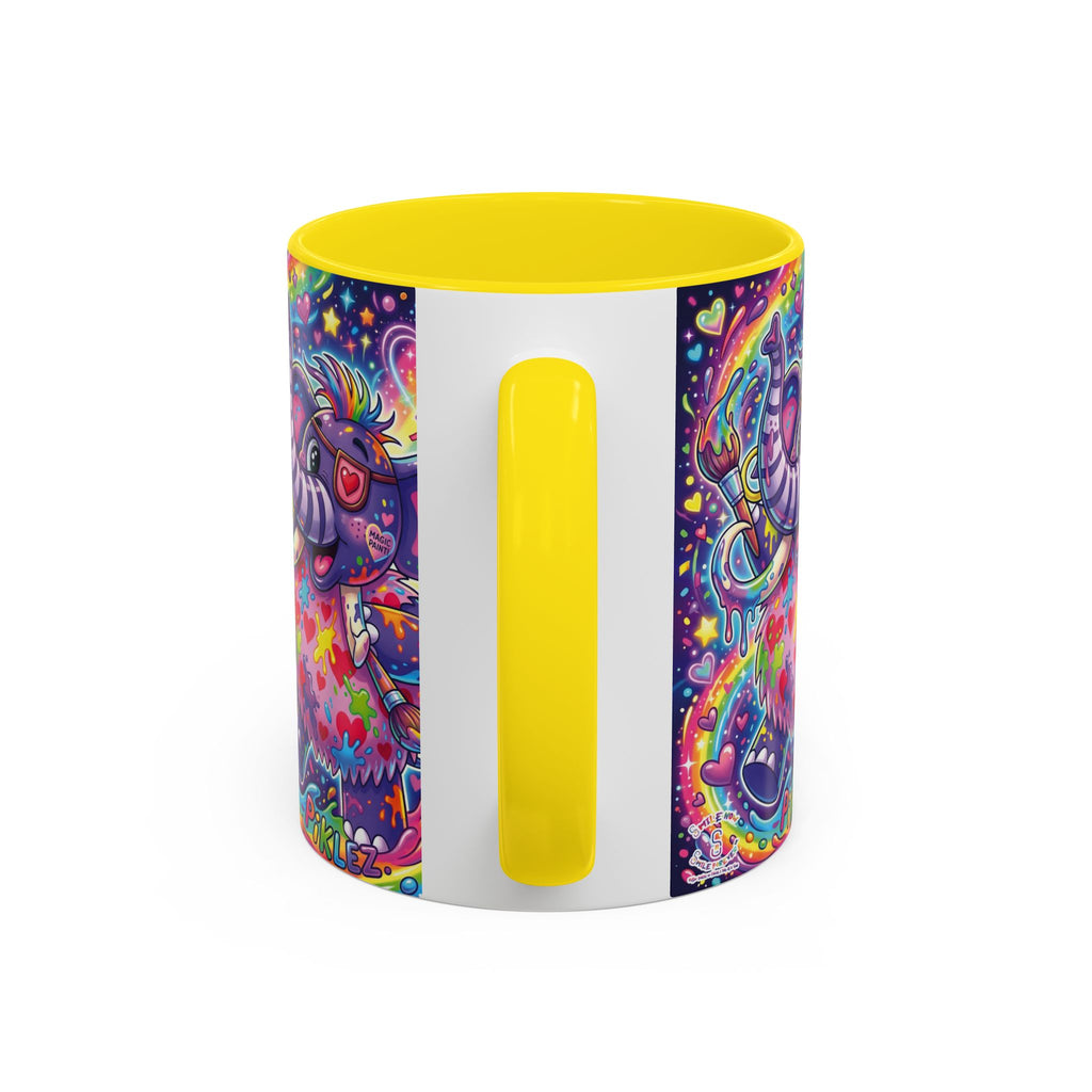 Piklez™ 15oz Ceramic Mug – "Magic Paint!" Graphic | Smile Universe Collection