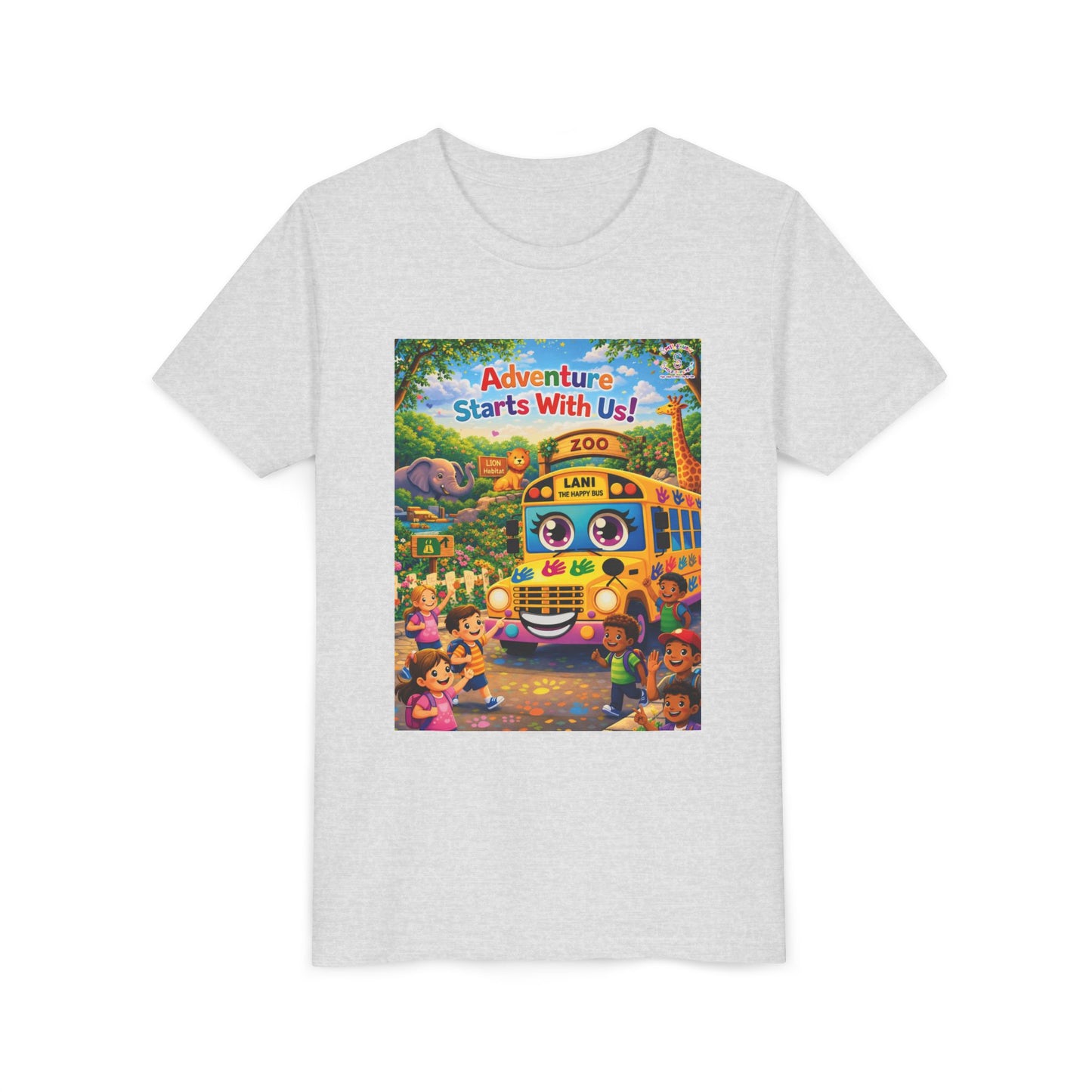 Lani™ Youth Short Sleeve Tee – "Adventure Starts With Us!" Graphic