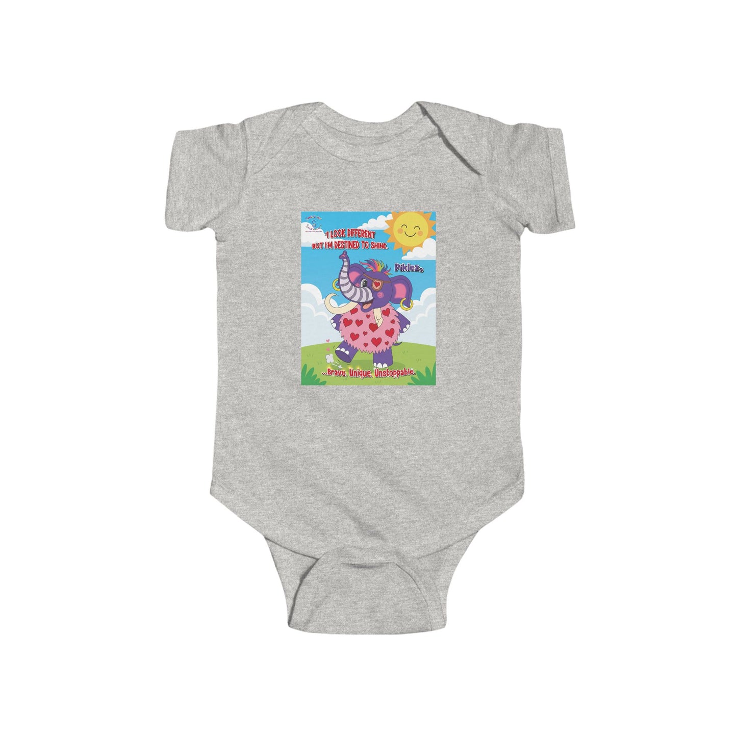 Piklez™ Infant Fine Jersey Bodysuit – “Destined to Shine” | Smile Universe Collection