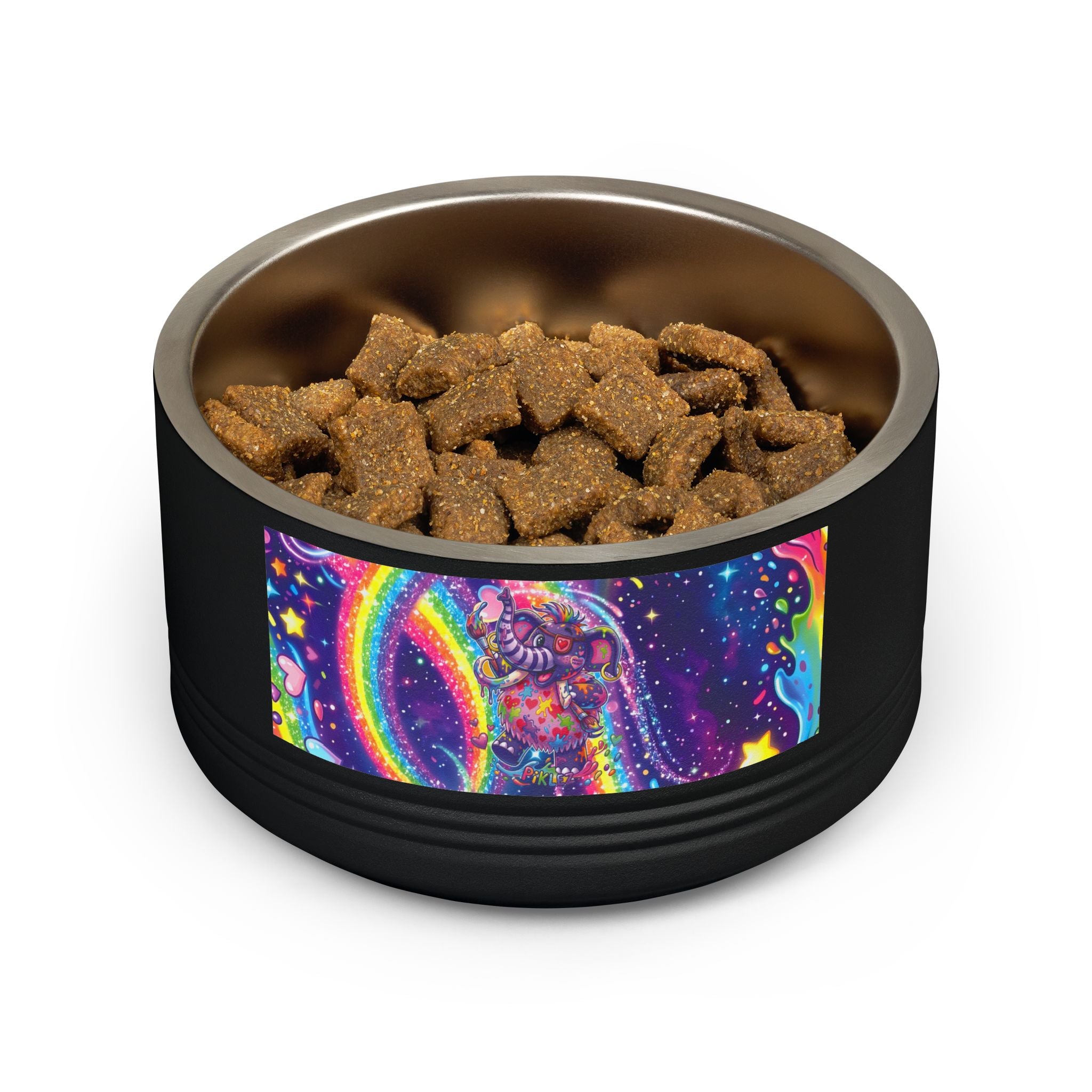 Piklez™ Pet Bowl 18oz – "Magic Paint!" Graphic | Smile Universe Collection