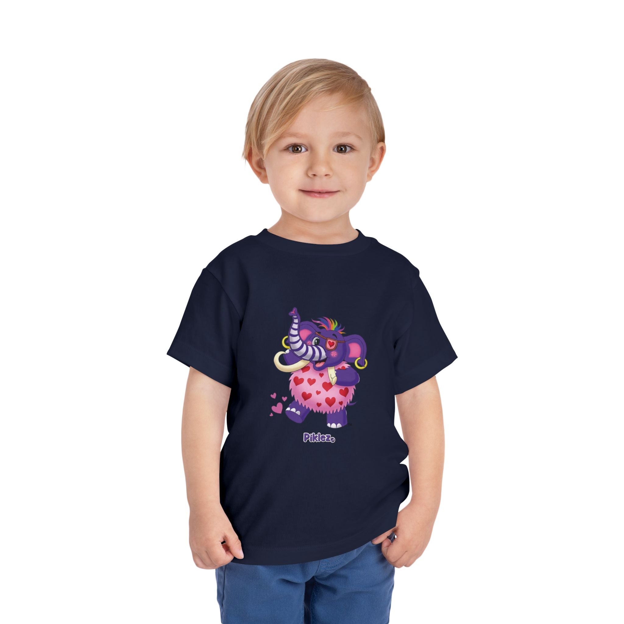 Piklez™ Toddler Short Sleeve Tee – "Full of Love!" Graphic Shirt | Smile Universe Collection