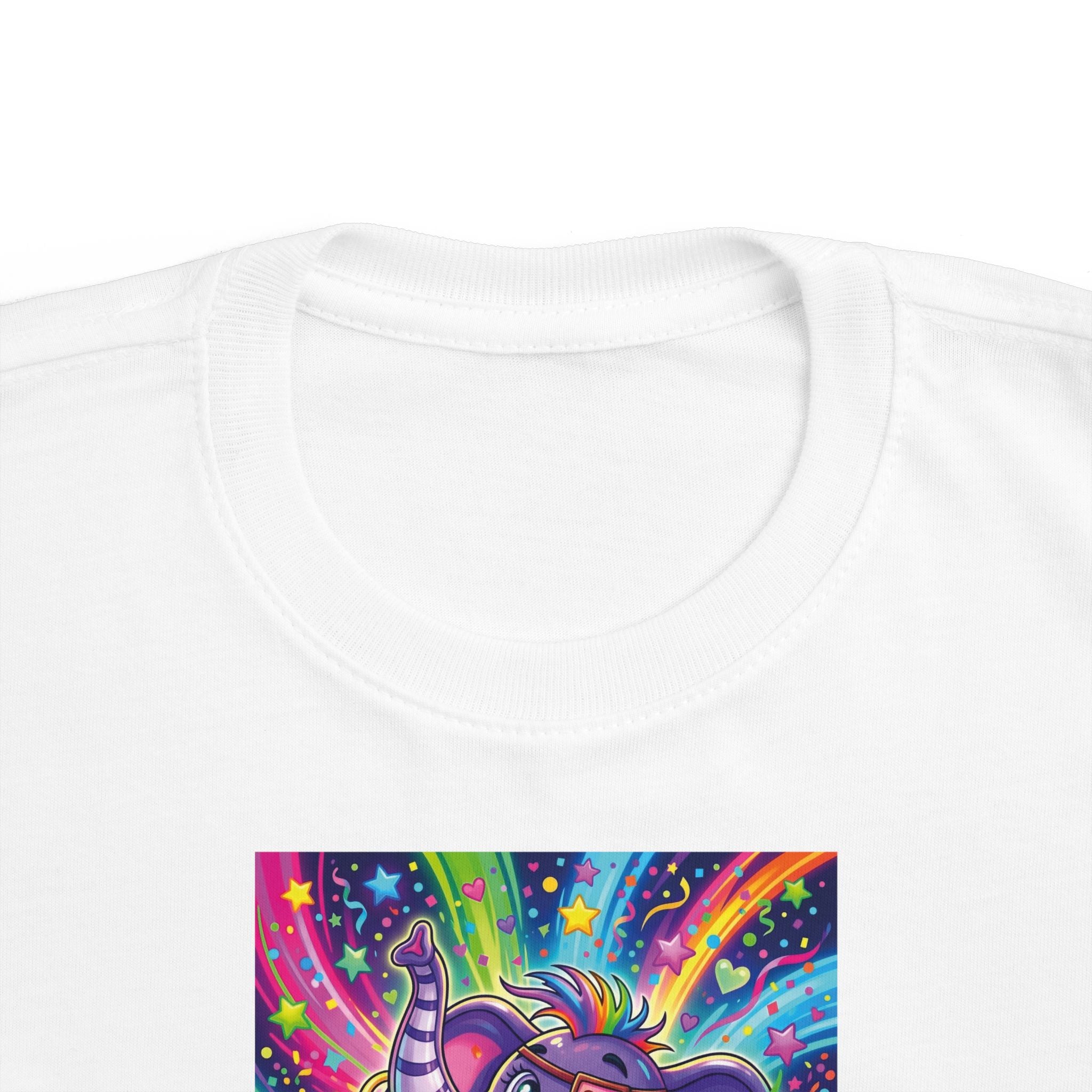 Piklez™ Toddler's Fine Jersey Tee – "Born to Celebrate!" Graphic Shirt | Smile Universe Collection
