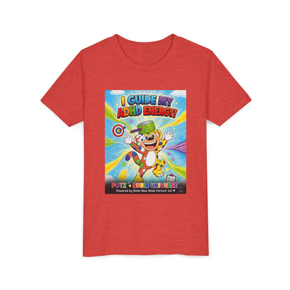 Potz™ Youth Short Sleeve Tee – "I Guide My ADHD Energy!" Graphic Tee | Smile Universe Collection