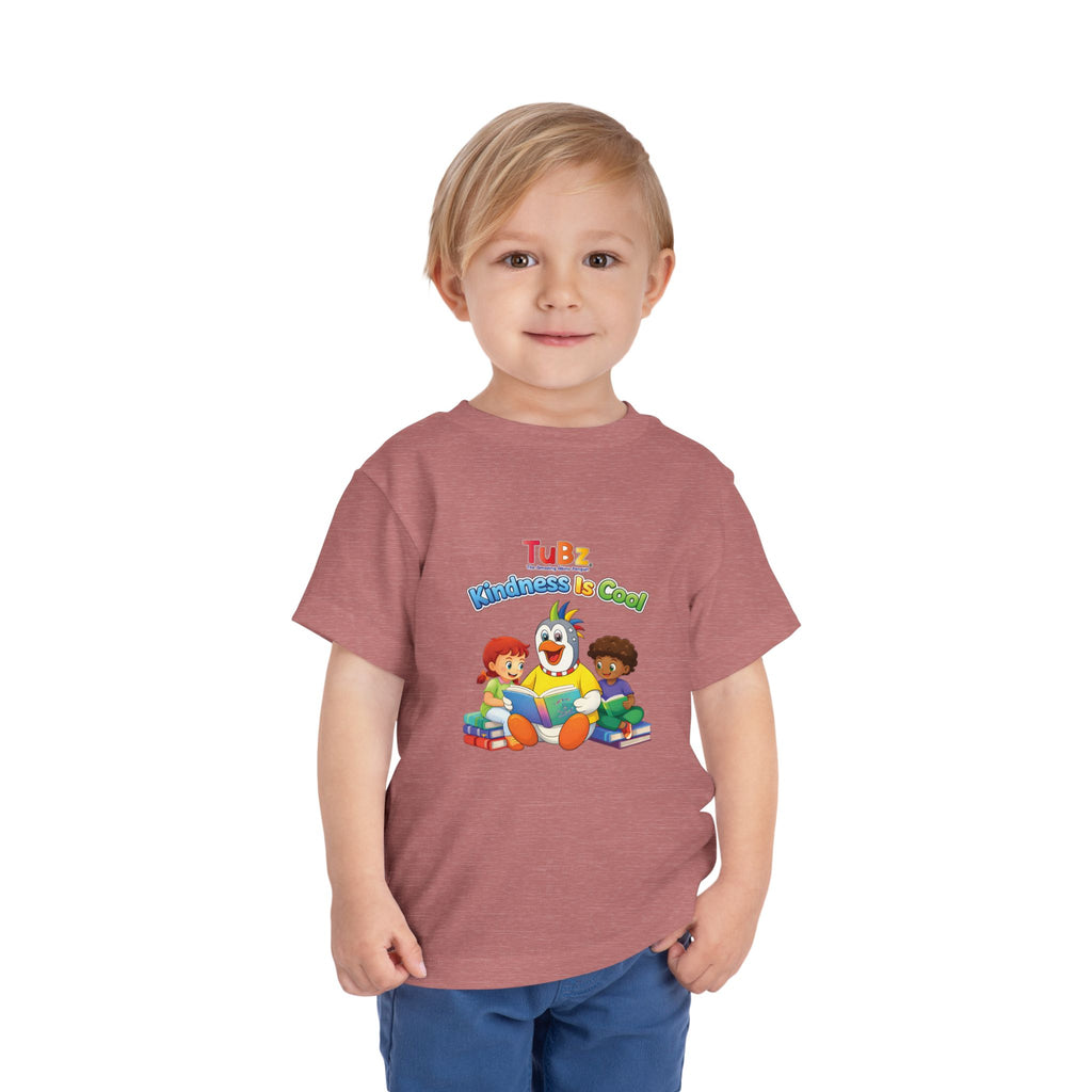 TuBz™ "Kindness Is Cool" Kids T-Shirt - Positive Message Graphic Tee | Smile Universe TuBz4Kidz