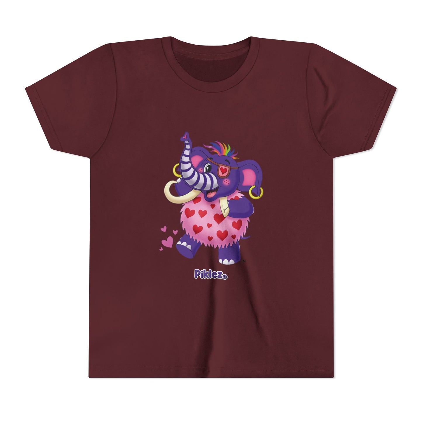 Piklez™ Youth Short Sleeve Tee – "Full of Love!" Graphic Shirt | Smile Universe Collection